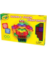 Sound & Touch Light Show - Interactive Crayola LED Light Building Toy